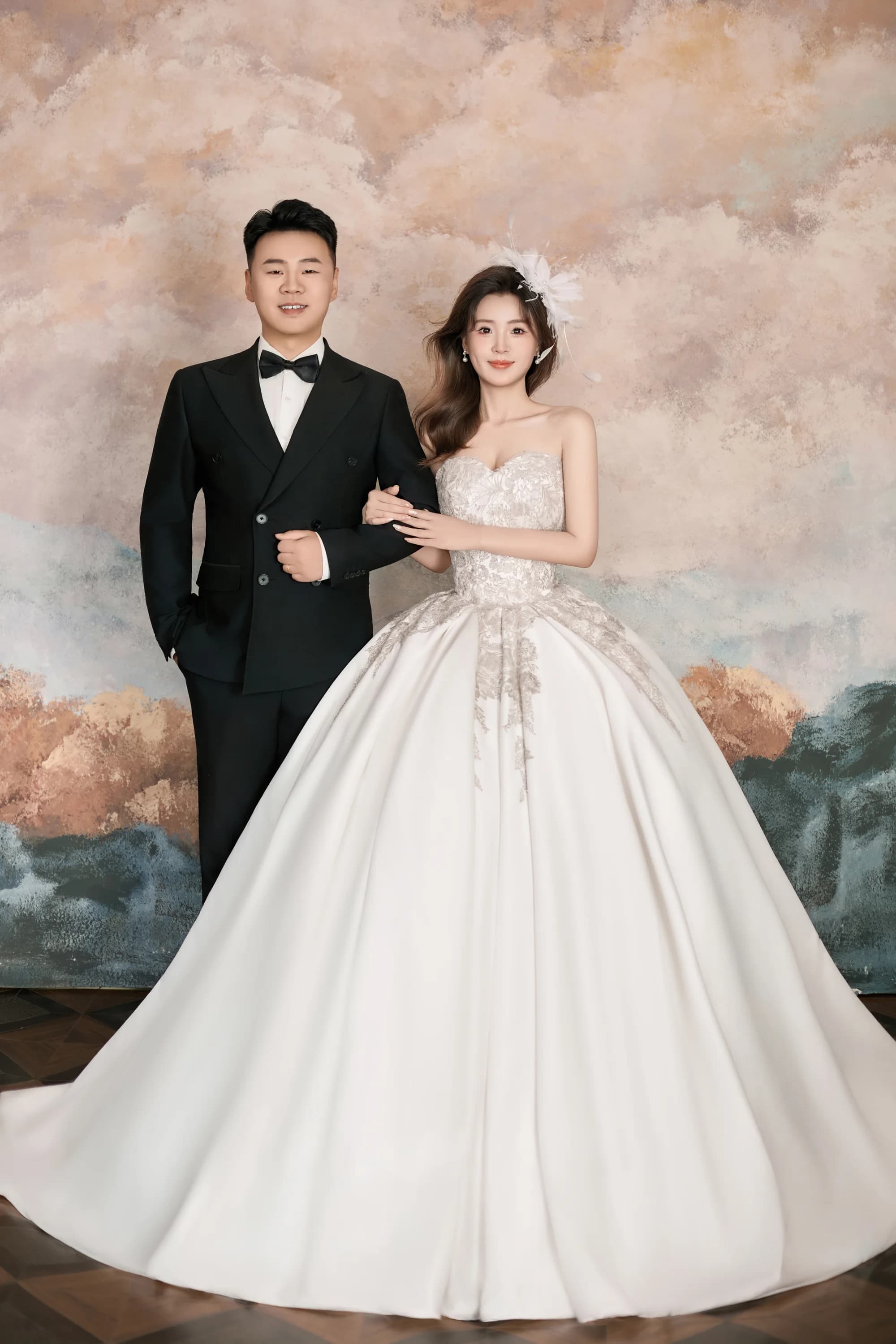 杨明健与武玉欣婚纱照