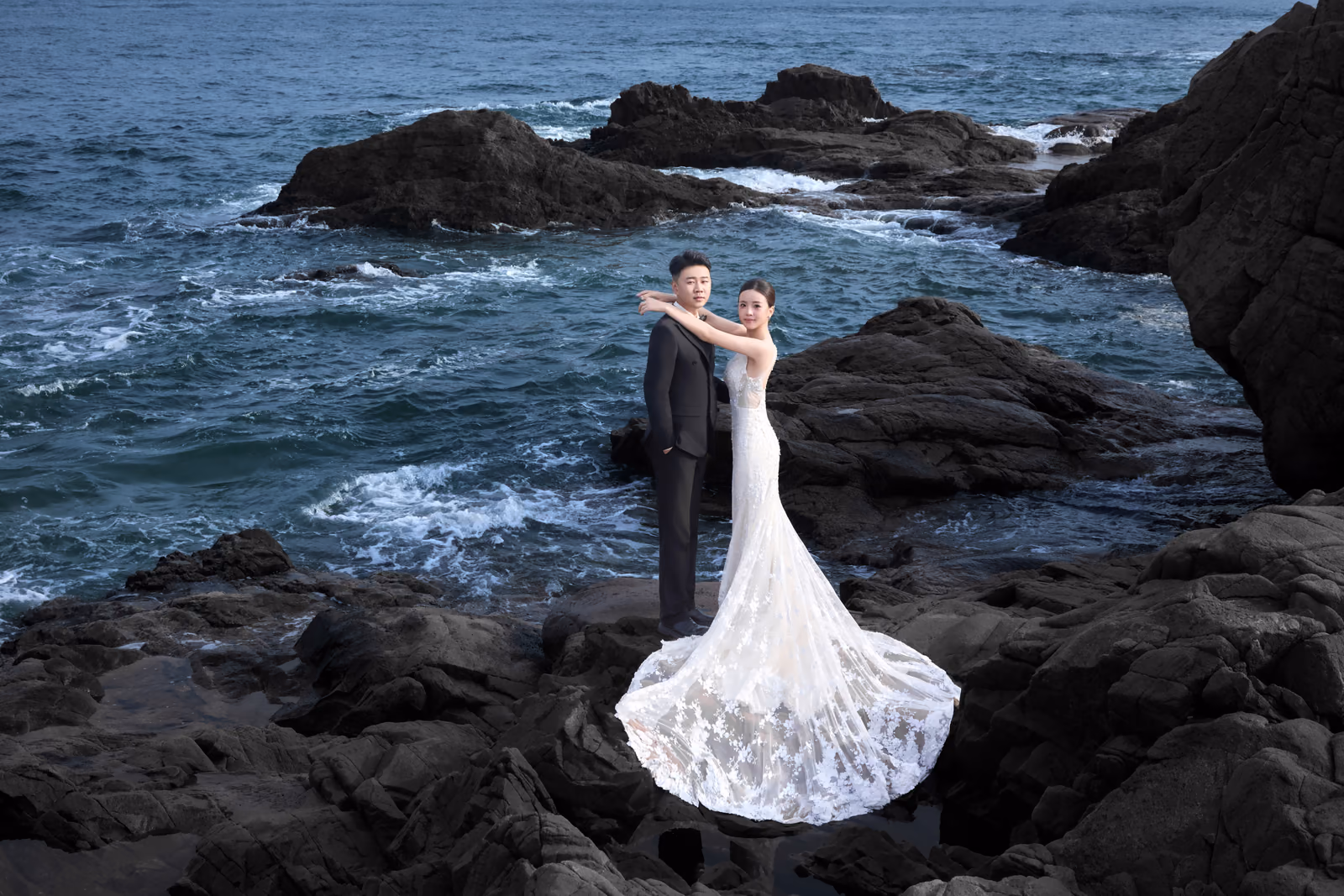 海边婚纱照